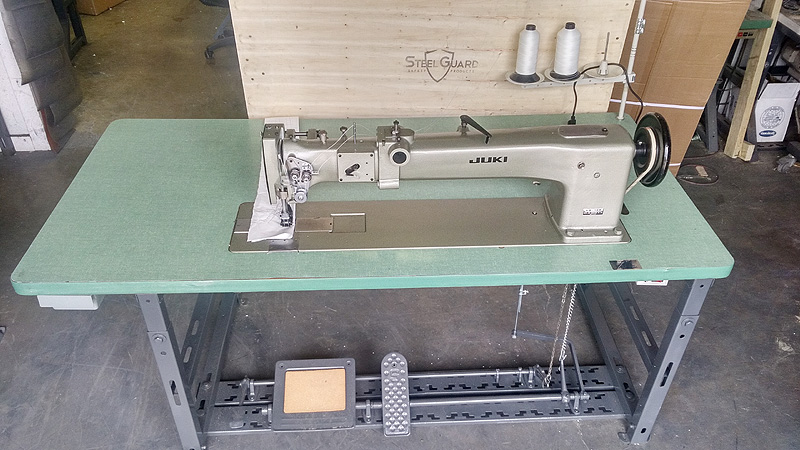 Long Arm Machines JUKI LG40 Double Needle Long Arm Walking Foot Fascinating Commercial Sewing Machines For Sale Long Arm Machines JUKI LG40 Double Needle Long Arm Walking Foot Fascinating Commercial Sewing Machines For Sale