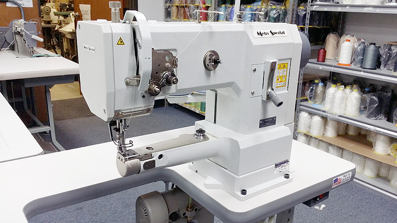 METRO SPEZIAL P40 Cylinder Arm Walking Foot Sewing Machine Magnificent Cylinder Sewing Machine Used METRO SPEZIAL P40 Cylinder Arm Walking Foot Sewing Machine Magnificent Cylinder Sewing Machine Used