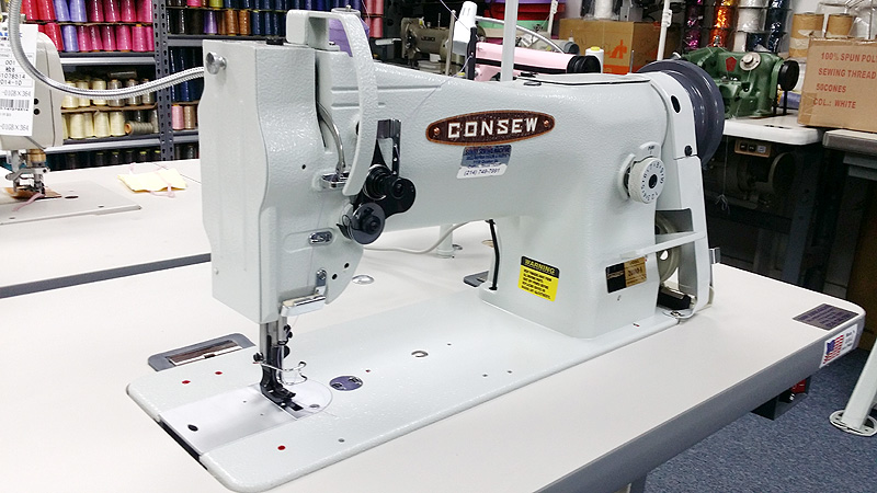 CONSEW 206RB-5 Leather and Upholstery Walking Foot Sewing Machine