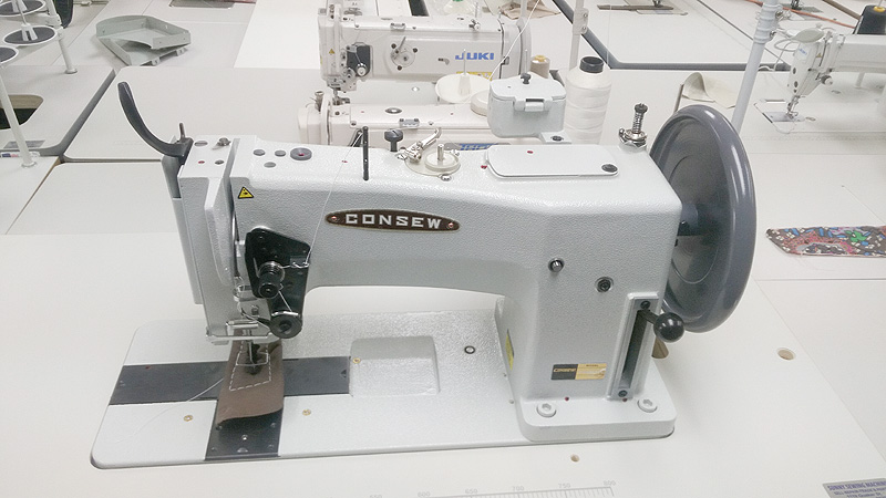 CONSEW 744R10 Extra Heavy Duty Walking Foot Sewing Machine with JUMBO Bobbin