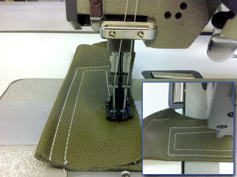 HIGHLEAD GC20638 Split Bar Double Needle Walking Foot Sewing Machine