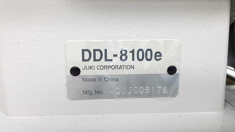 JUKI DDL-8100E Single Needle Sewing Machine