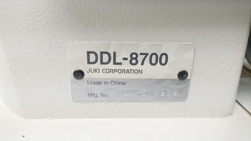 JUKI DDL-8700 Sewing Machine