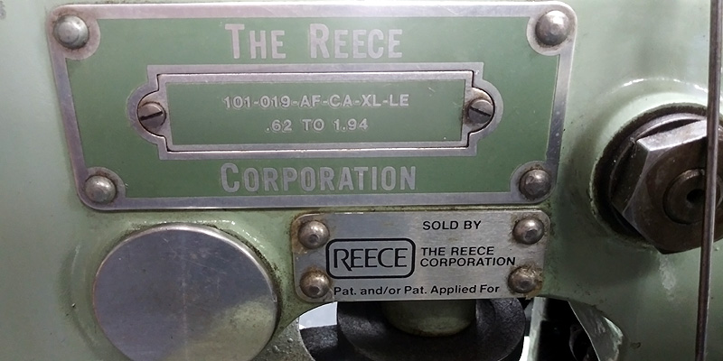 REECE 101 Keyhole Machine