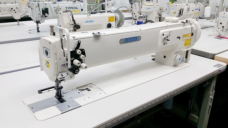 THOR GC 1560L-25 Long Arm Double Needle Walking Foot Sewing Machine