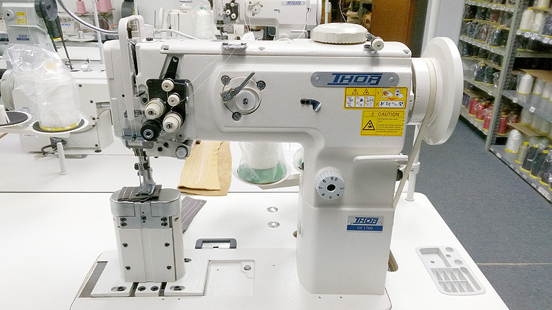 THOR GC-1760 Double Needle Post Bed Walking Foot Sewing Machine