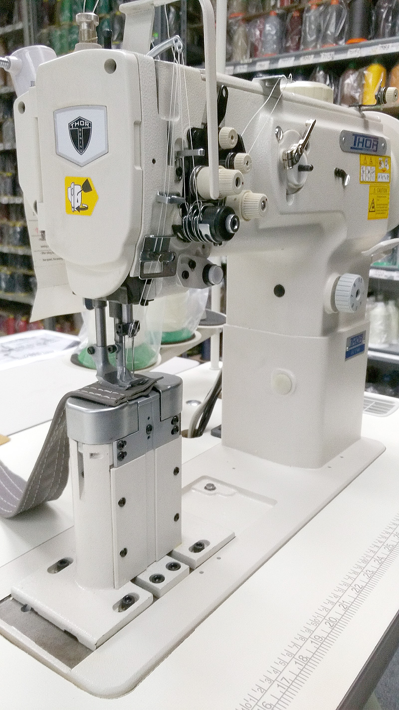 THOR GC-1760 Double Needle Post Bed Walking Foot Sewing Machine